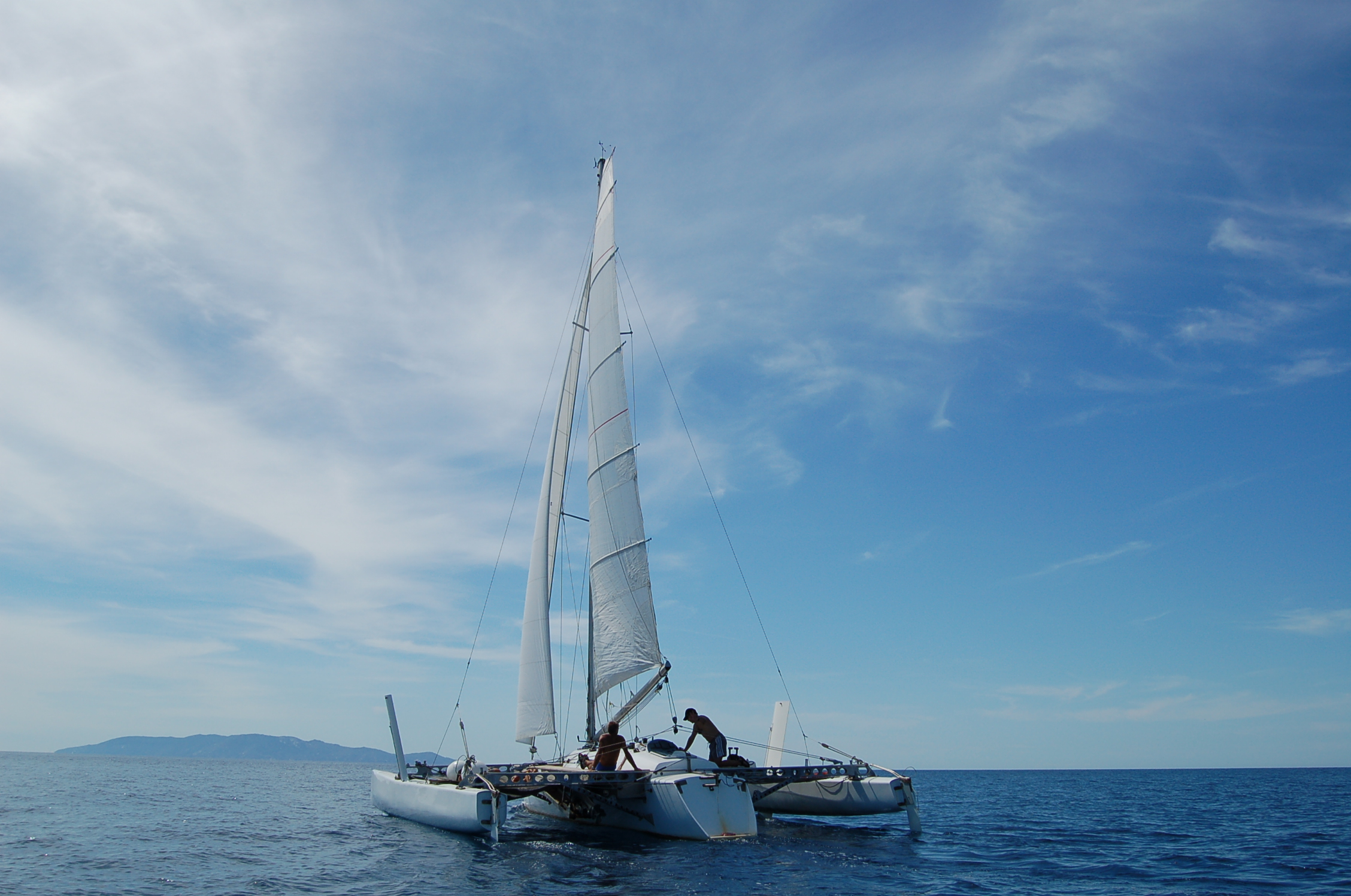 Trimarano 10 metri.